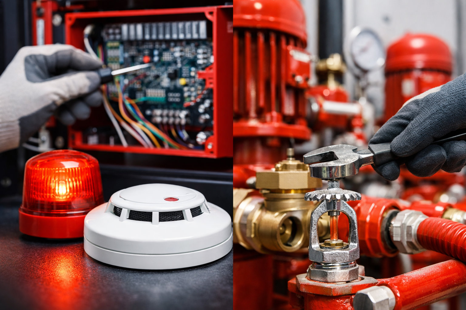 Fire Emergency Proactive Protection Services professional fire alarm and suppression system installation in Jeddah
